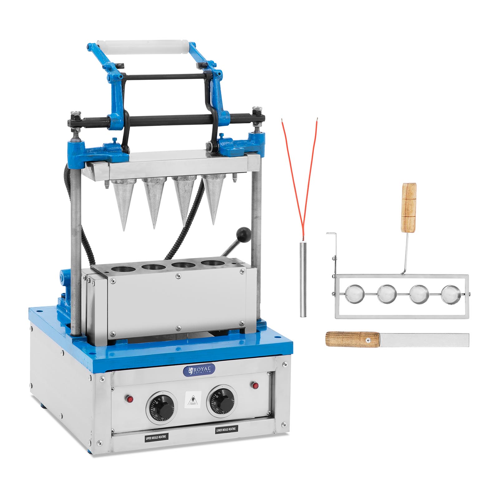 Isvaffeljern - 4200 W - 100 - 120 stk. pr. time - 60 til 120 sek. - Royal Catering